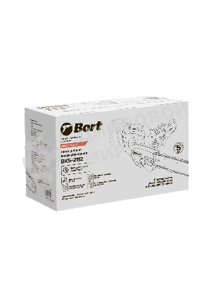 Цепная пила аккумуляторная Bort BKS-2112 18В Li-Ion, Makita 18V LXT, шина 305мм, Бесщеточный, Шаг цепи, дюйм 3/8, холостого хода, об/мин 0-3 400, вес 2 кг, БЕЗ АКБ И ЗУ [93418422]