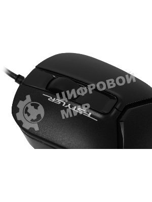 Мышь проводная A4Tech Fstyler FM12S черный, 1200 dpi, USB, кнопки - 3