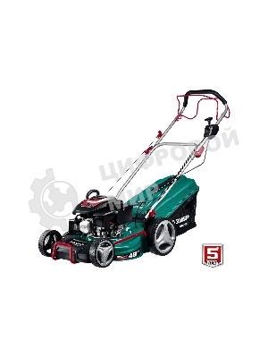 Газонокосилка ЗУБР 460 мм 4.5 л.с. самоходная бензиновая