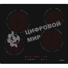 Электрическая варочная панель Darina 6P E323 B, Hi-Light, независимая, черный