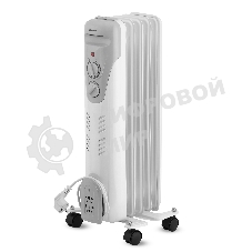 Обогреватель масляный Vitek VT-1707 W (5 секций) белый, 1000 Вт, 10 м2, термостат