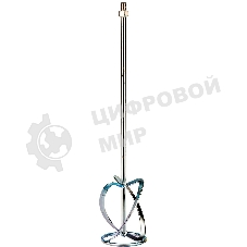 Насадка для миксера Сибртех, для тяжелых растворов,120 х 590 мм, оцинкованная,хвостовик резьба М14