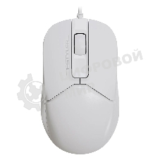 Мышь проводная A4Tech Fstyler FM12 белый, 1200 dpi, USB, кнопки - 3