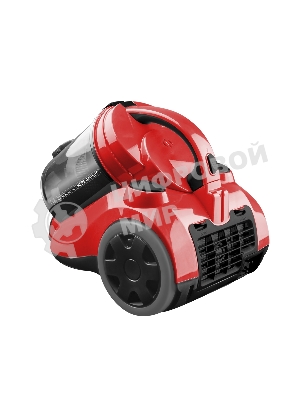 Пылесос Centek CT-2530 красный/черный, 400/2300 Вт, уборка сухая, пылесборник контейнер 2 л