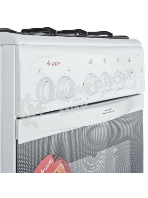 Плита газовая Gefest ПГ 3200-05 белый, конфорок 4 шт, духовка 42 л, 50 см x 85 см x 57 см