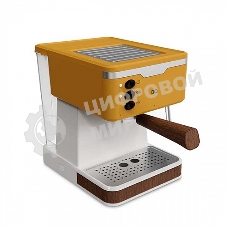 Кофеварка эспрессо BQ CM2006 желтый, исп. кофе - молотый, 1.7 л, 850 Вт, 20 бар