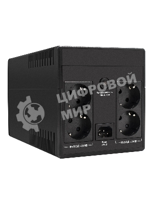 Источник бесперебойного питания ExeGate SpecialPro UNB-1600.LED.AVR.EURO.RJ 1600VA/950W, LED, AVR, 4 евророзетки, RJ45/11, черный