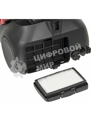 Пылесос Samsung VC20M257AWR красный, 460/2000 Вт, уборка сухая, пылесборник мешок 2.5 л