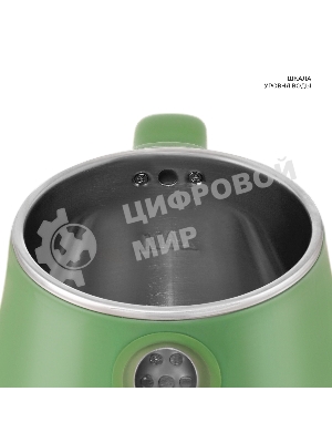 Чайник электрический Galaxy Line GL 0331, зеленый, пластик, двойная стенка из нержавеющей стали AISI 304 и пищевого пластика, 2200 Вт, 1.8 л, индикатор работы