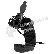 Веб-камера SVEN IC-915 1280x720, 30 кадр/с, USB Type-A, микрофон, шторка приватности, универсальное крепление