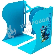 Подставка-ограничитель для книг Deli 78632BLUE 220х114х480мм синий