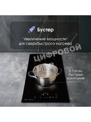Индукционная варочная панель Zigmund & Shtain CI 35.3 B независимая, черный