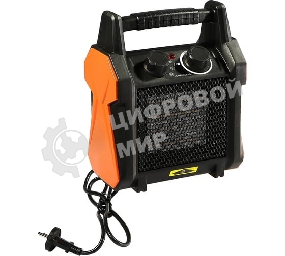 Тепловентилятор Sturm! FH2034CQ, черный/оранжевый, 2000 Вт, 20 м2, термостат