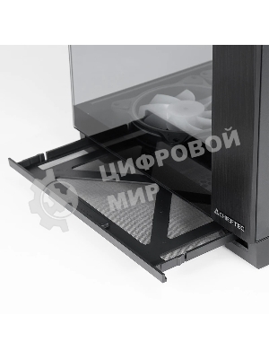 Компьютерный корпус Chieftec Visio черный без БП ATX 2x80мм 4x120мм 2x140мм 1xUSB 2.0 2xUSB 3.0 audio bott PSU