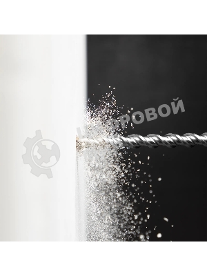 Бур по бетону Denzel двойная спираль, Cobalt W-tip, 20x600 мм, SDS PLUS