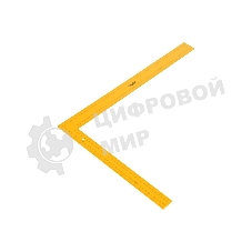 Угольник Denzel стальной, 400 мм х 600 мм, ультрафиолетовая печать (измерительная шкала)