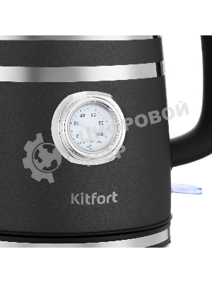Чайник электрический Kitfort КТ-670-1 1.7 л, 2200 Вт, графит (корпус: металл)