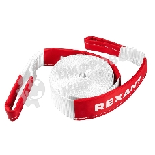 Трос динамический (стропа) Rexant 5т, 6м, белый, в чехле