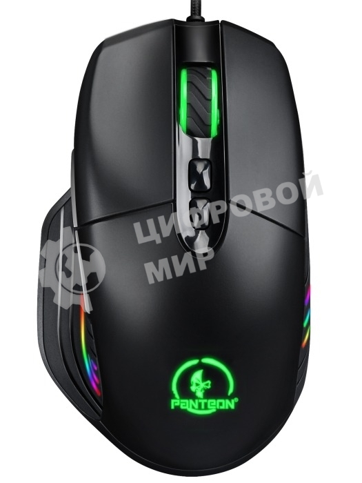 Мышь проводная Jet.A Panteon PS120 черный, 6200 dpi, USB, кнопки - 8