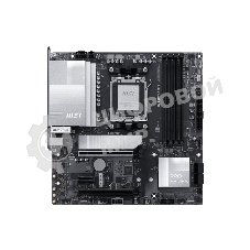 Материнская плата MSI PRO B850M-A WIFI, AM5, AMD B850, 4xDDR5, 4xSATA, 2xM.2, 1xPCIe 5.0 x16, 1xPCIe 4.0 x4, 1xPCIe 3.0 x1, 1xDP, 1xHDMI, 1x5Gb LAN, Wi-Fi 7, Bluetooth 5.4, 2xUSB-C 10Gbps, 3xUSB-A 10Gbps, 3xUSB-A 5Gbps, 4xUSB-A 2.0, 3x3.5 мм, 7.1, mATX