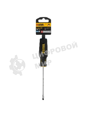 Отвертка Denzel SL4х100 мм, S2, 3к рукоятка