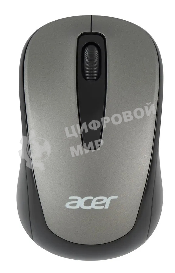 Мышь беспроводная Acer OMR134 серый, 1000 dpi, радиоканал, USB, кнопки - 3