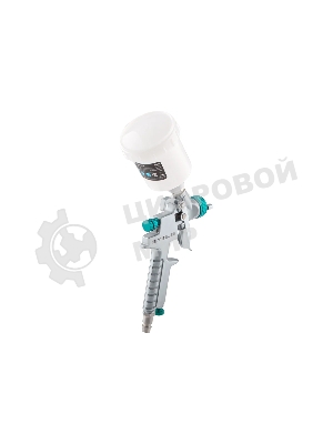 Краскопульт пневматический Stels ag 810 hvlp 57361 гравитационный сопло 0.8мм и 1мм