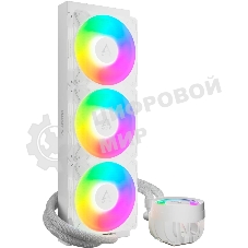 Система жидкостного охлаждения Arctic Cooling Liquid Freezer III Pro 360 ARGB Whte ACFRE00188A белый 120мм алюминий+медь 2500rpm 31db 4-pin