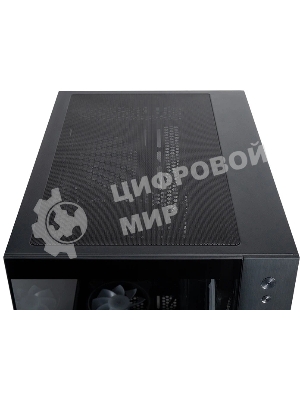 Компьютерный корпус Chieftec Visio черный без БП ATX 2x80мм 4x120мм 2x140мм 1xUSB 2.0 2xUSB 3.0 audio bott PSU