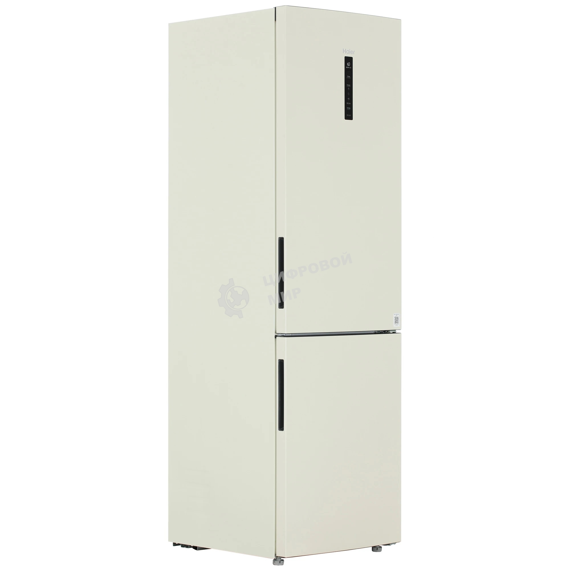 Холодильник Haier C4F640CCGU1 бежевый двухкамерный 285/115л морозилка снизу, No Frost