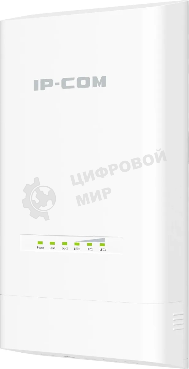 Наружная точка доступа IP-COM CPE12, 5 ГГц, до 867 Мбит/с, IP65, 1х12dbi, PoE, 2х1 Гбит/с, молниезащита 6000В