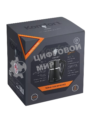 Чайник электрический LEONORD LE-1512 1.7 л, 1850-2200 Вт, черный