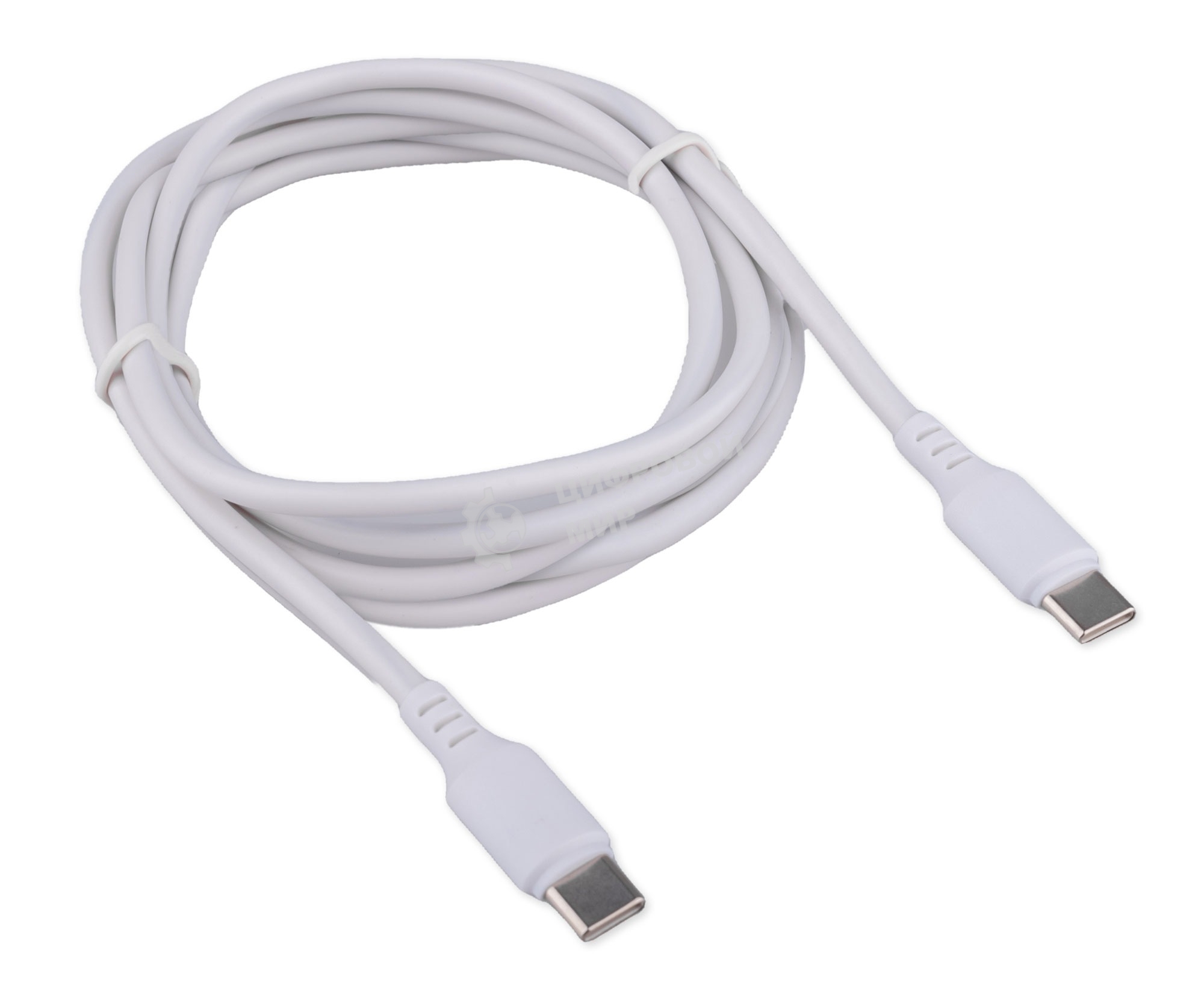 Кабель USB2.0 Cablexpert CC-USB2-CMCM-100-1.8M-W, Type-C/Type-C, 5A, 100Вт, PD/QC3.0, медь, 1.8м, белый, пакет