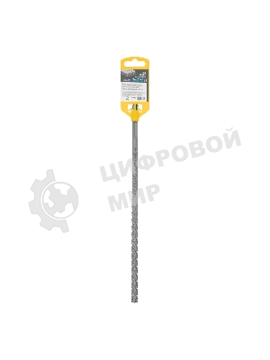 Бур по бетону Denzel цельная крестовая пластина, 10x315 мм, SDS PLUS
