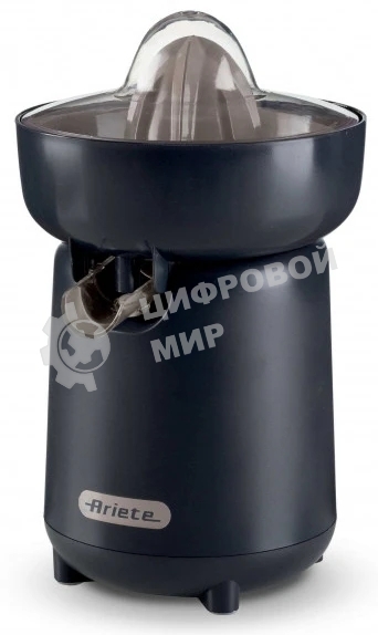 Соковыжималка Ariete 00C041700AR0 темно-серый/чёрный, цитрусовая, 40 Вт, 500 мл, механическое