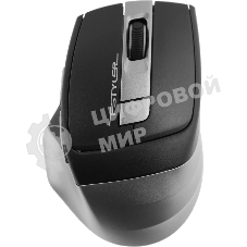 Мышь беспроводная A4Tech Fstyler FG35 серый/черный, 2000 dpi, радиоканал, USB, кнопки - 6