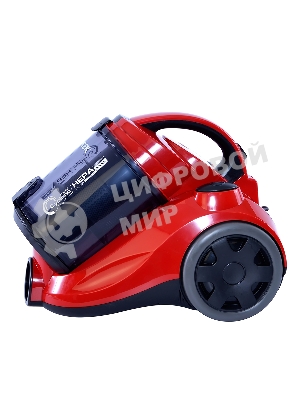 Пылесос Centek CT-2530 красный/черный, 400/2300 Вт, уборка сухая, пылесборник контейнер 2 л