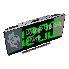 Радиочасы Soundmax SM-1561U (черный с зеленым)