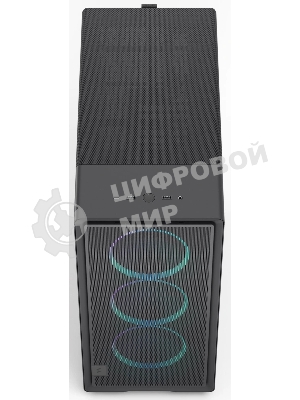 Корпус Fractal Design Epoch Black TG RGB Light Tint, Midi-Tower, чёрный, 3 x 120 мм