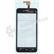 Сенсорное стекло (тачскрин) для Explay Craft, черное