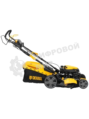 Газонокосилка бензиновая Denzel GLD-460SP-VE, 146 см3, шир. 46см, привод, вариатор, эл.старт, 60 л