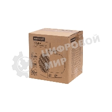 Пушка тепловая электрическая Rexant круглая, прямоугольная подставка, ТЭН, 3кВт