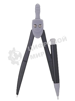 Циркуль Deli EG20904, металл, в комплекте: набор грифелей