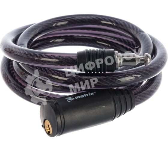 Замок тросовый универсальный Matrix 10х1200 мм