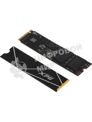 Накопитель SSD ADATA XPG BLADE S70, 4Tb, PCIe 4.0 x4, M.2 2280, NVMe, R/W 7400/6600, с радиатором