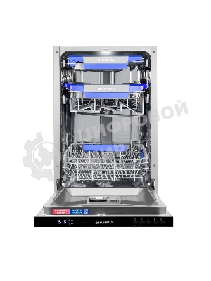 Посудомоечная машина Maunfeld MLP45230 Light Beam, белый, 44.8 см, 10 компл., 47 дБ, класс A++