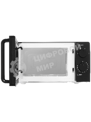 Микроволновая печь Hyundai HYM-M2039 черный, 20 л, 700 Вт, переключатели - поворотный механизм