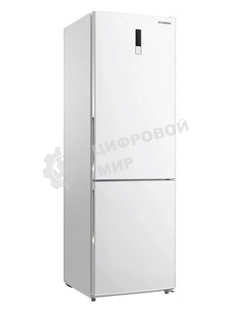 Холодильник Hyundai CC3095FWT белый двухкамерный 224/78л морозилка снизу