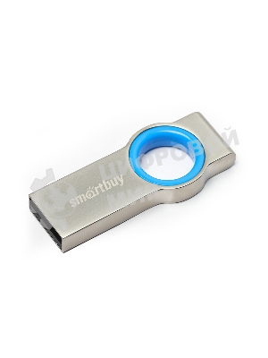 Флешка USB Smartbuy Metal Blue (SB064GbMC2), 64Gb, USB 2.0, R/W 20/10, синий/серебристый