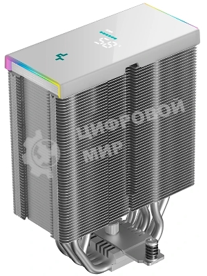 Кулер для процессора DEEPCOOL AK500S DIGITAL SE WH LGA20XX/1700/1200/115X/AM5/AM4 (12шт/кор, TDP 240W, PWM, Fan 120мм, 5 тепл. трубок, Copper Base, белый) RET (R-AK500S-WHADMN-GJD)